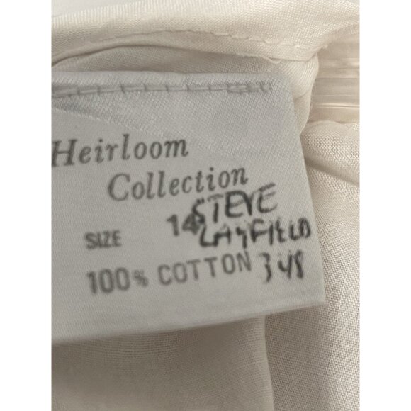 Strasburg Girl's Heirloom Collection Size 14 DRESS Light Pink Embroidered Collar - Picture 5 of 9